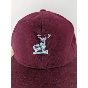 Elk hat wildlife hat elk Hunting Hat Maroon elk hat snapback baseball Hat